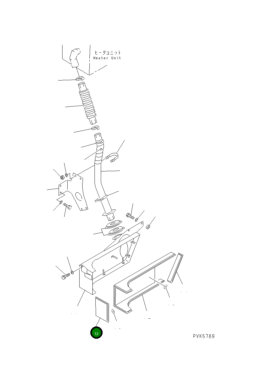 Крышка 14X-977-1740  Komatsu