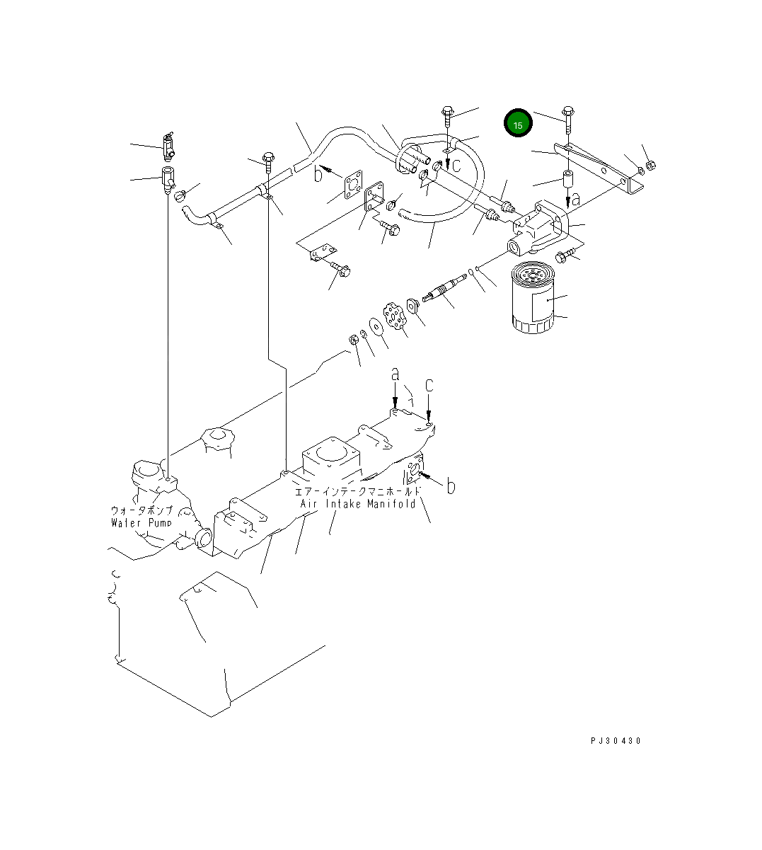 Болт 01435-21060 Komatsu