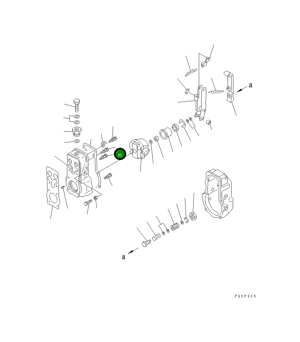 Болт ND949047-6900 Komatsu