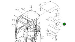 Крышка 22M-54-25851 Komatsu