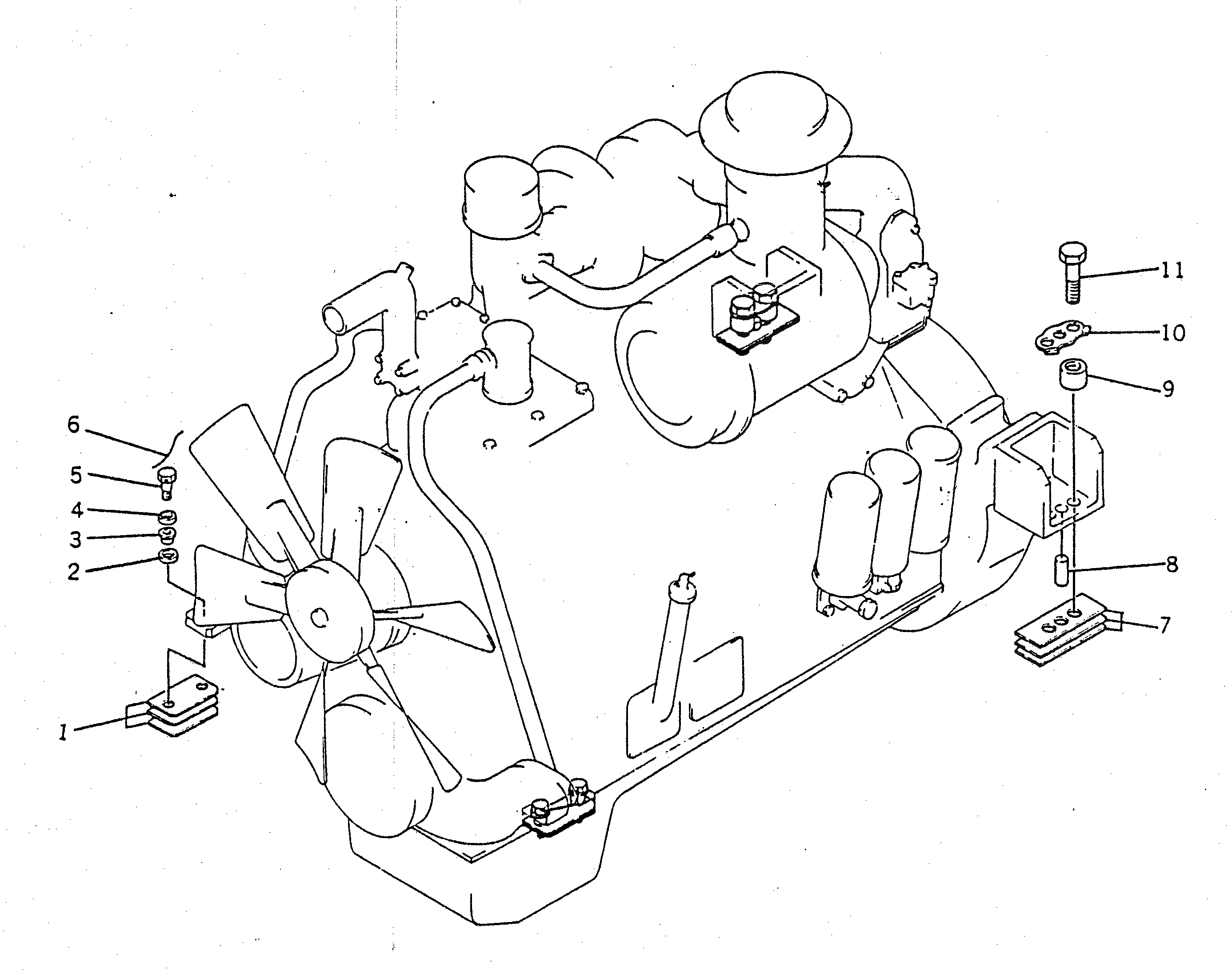 Болт 01018-22490  Komatsu