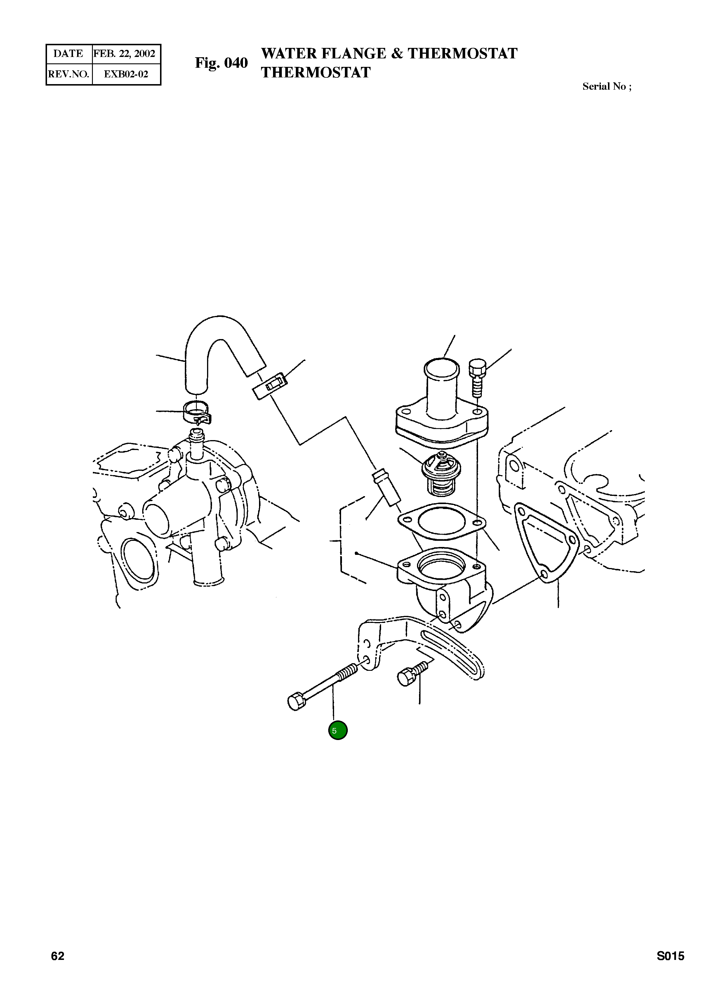 Болт 15841-9104-0 Komatsu