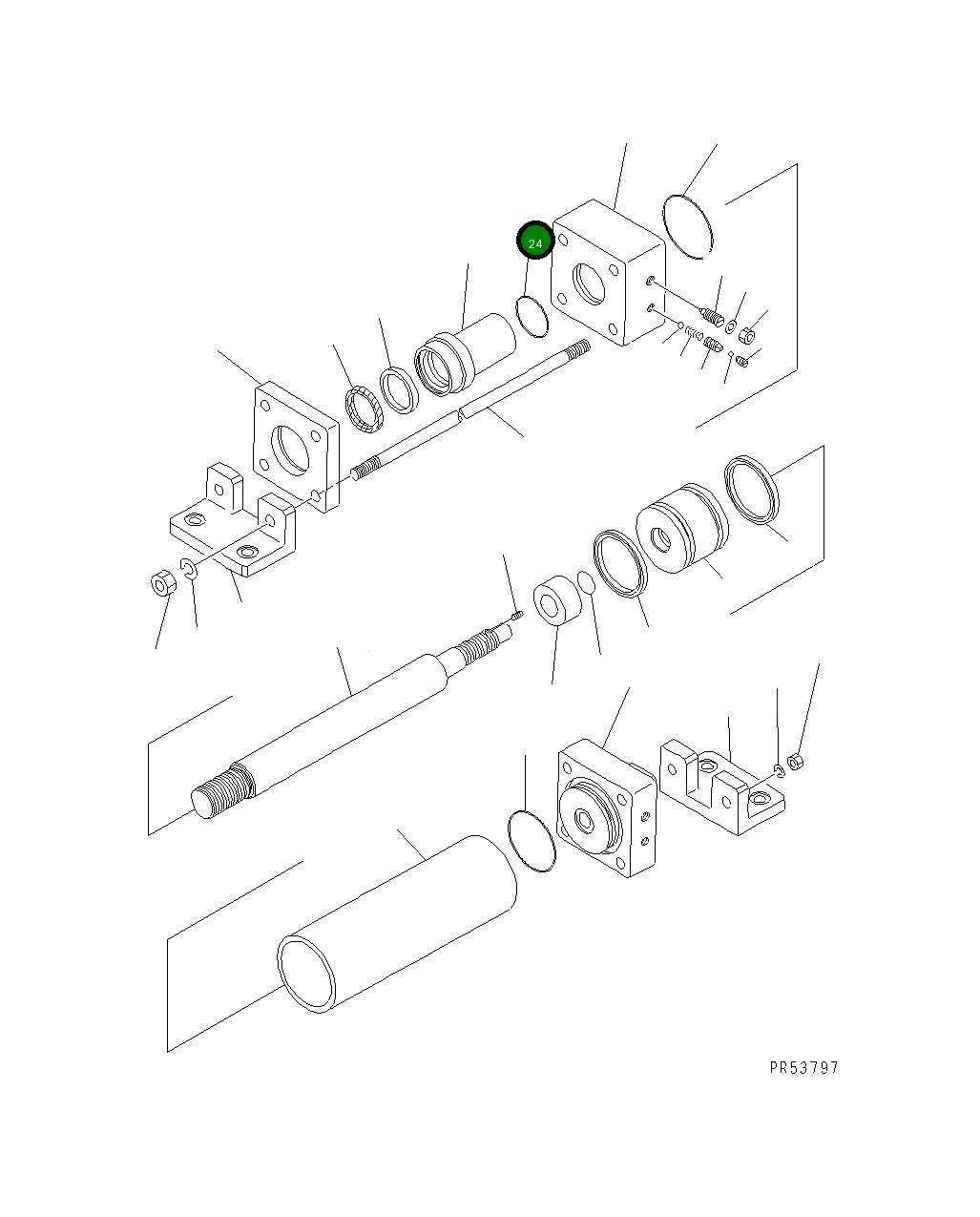 Кольцо уплотнительное (O-Ring) 234-977-4391 Komatsu