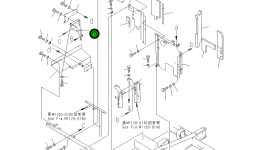 Крышка 20Y-54-27654  Komatsu