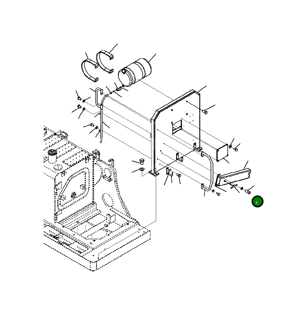 Болт 01252-91020 Komatsu