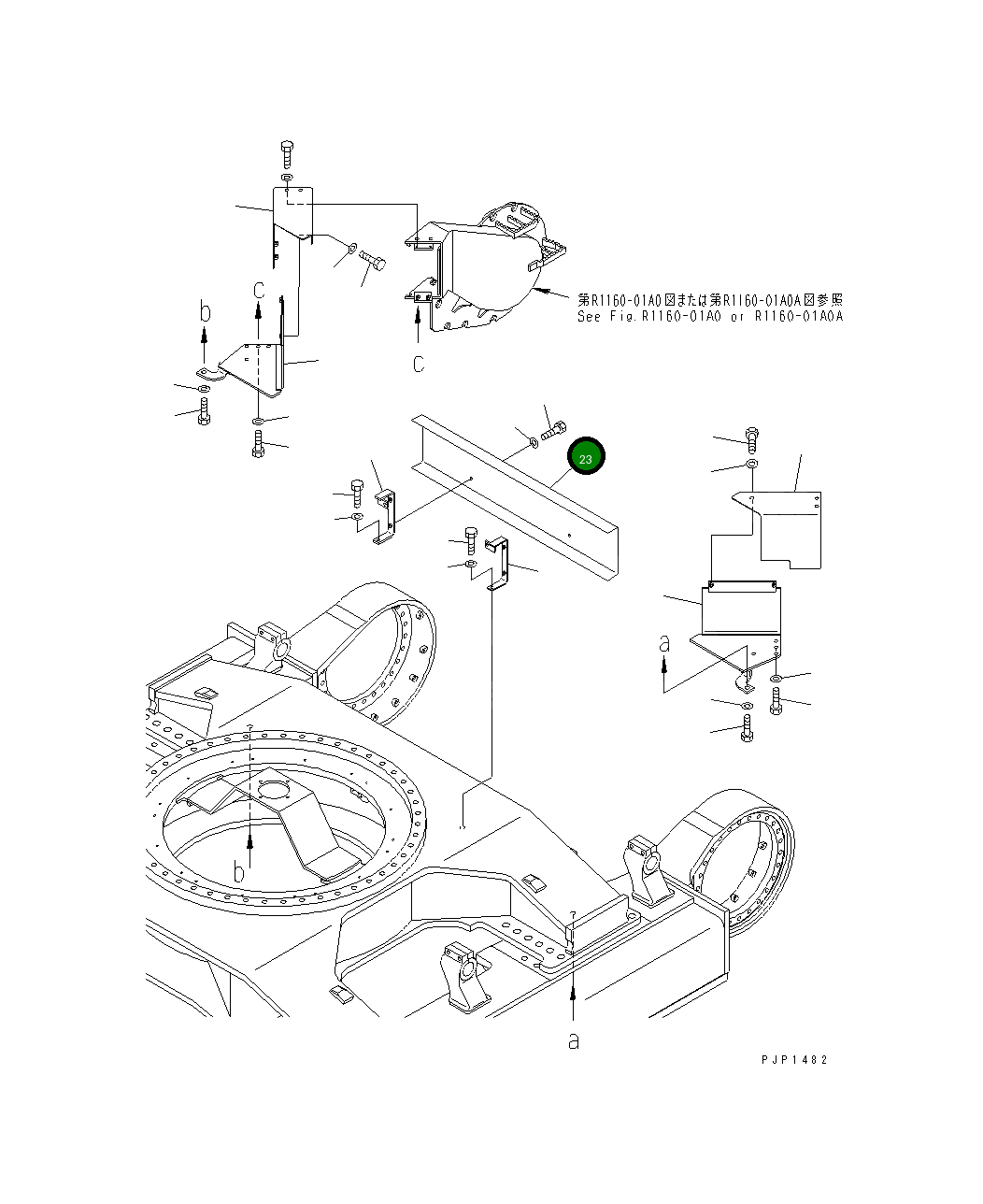 Крышка 209-30-71391 Komatsu
