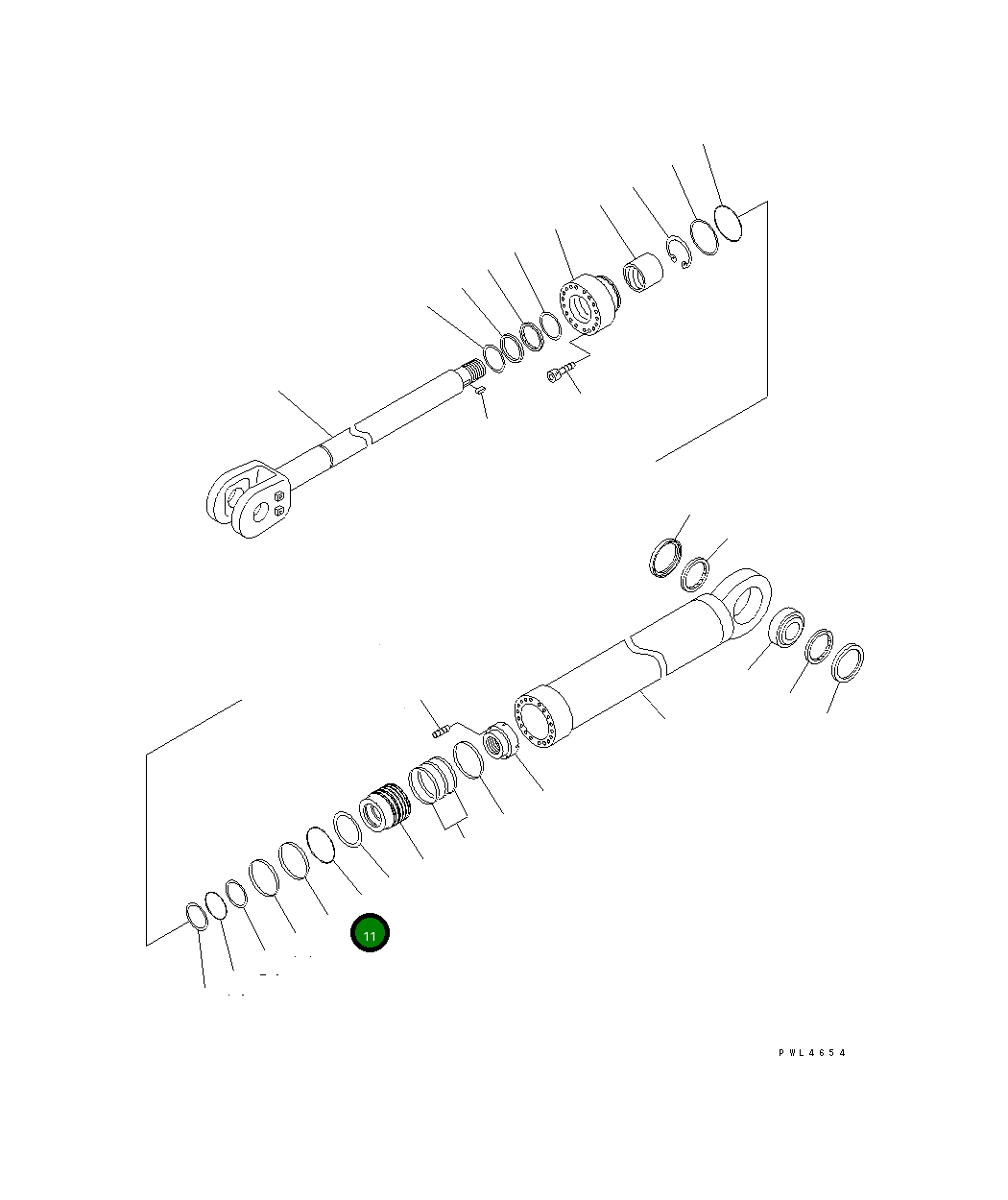 Кольцо уплотнительное (O-Ring) DM25691140 Komatsu