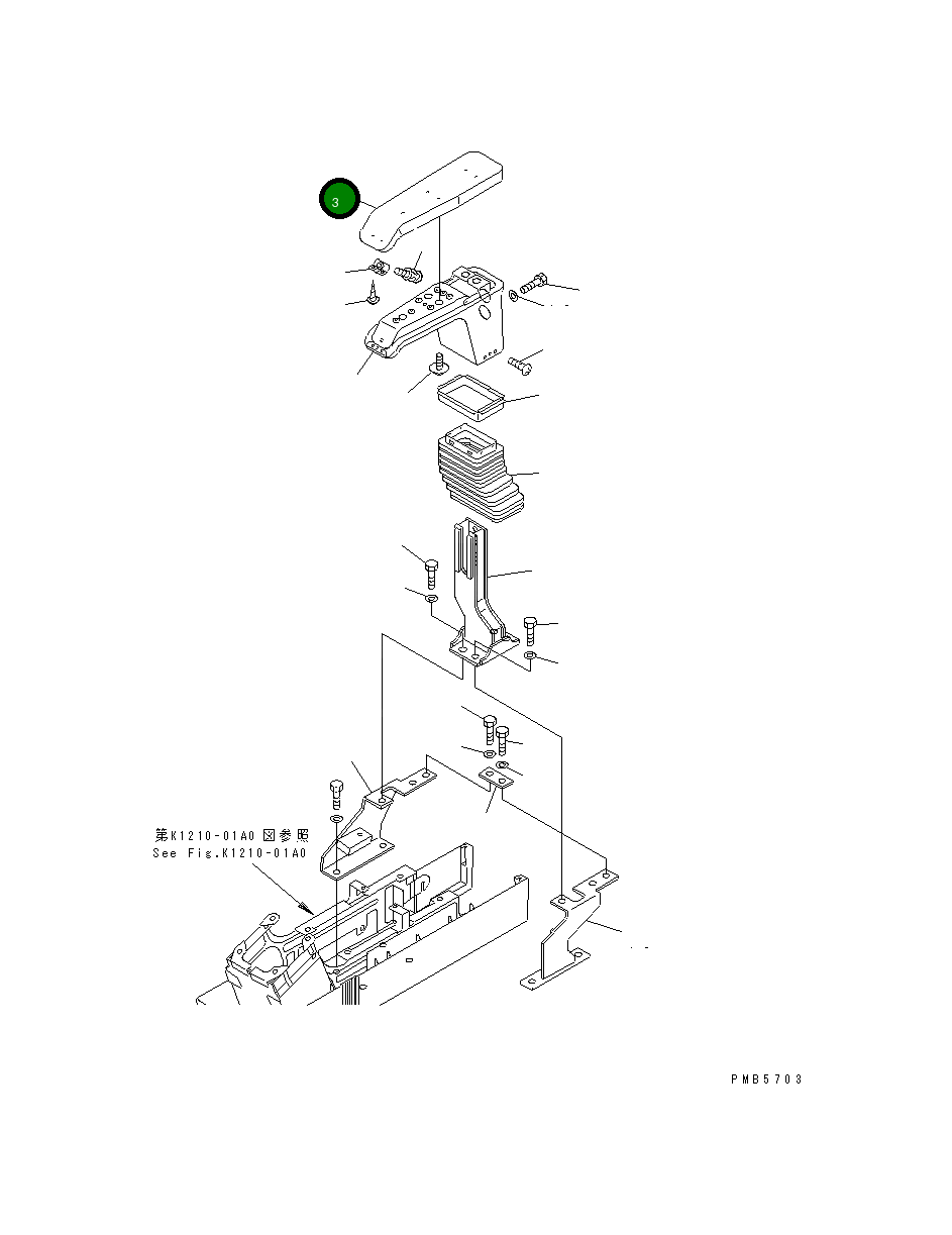 Крышка 20Y-43-22911 Komatsu