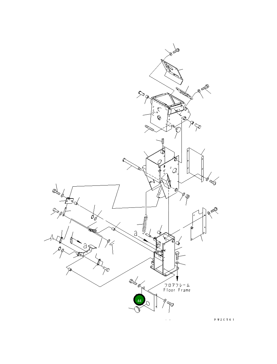Крышка 234-43-53160 Komatsu