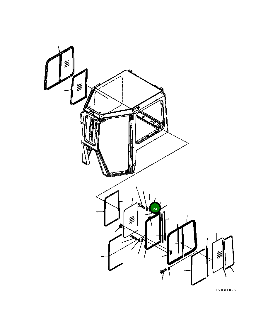 Болт 01252-40514 Komatsu