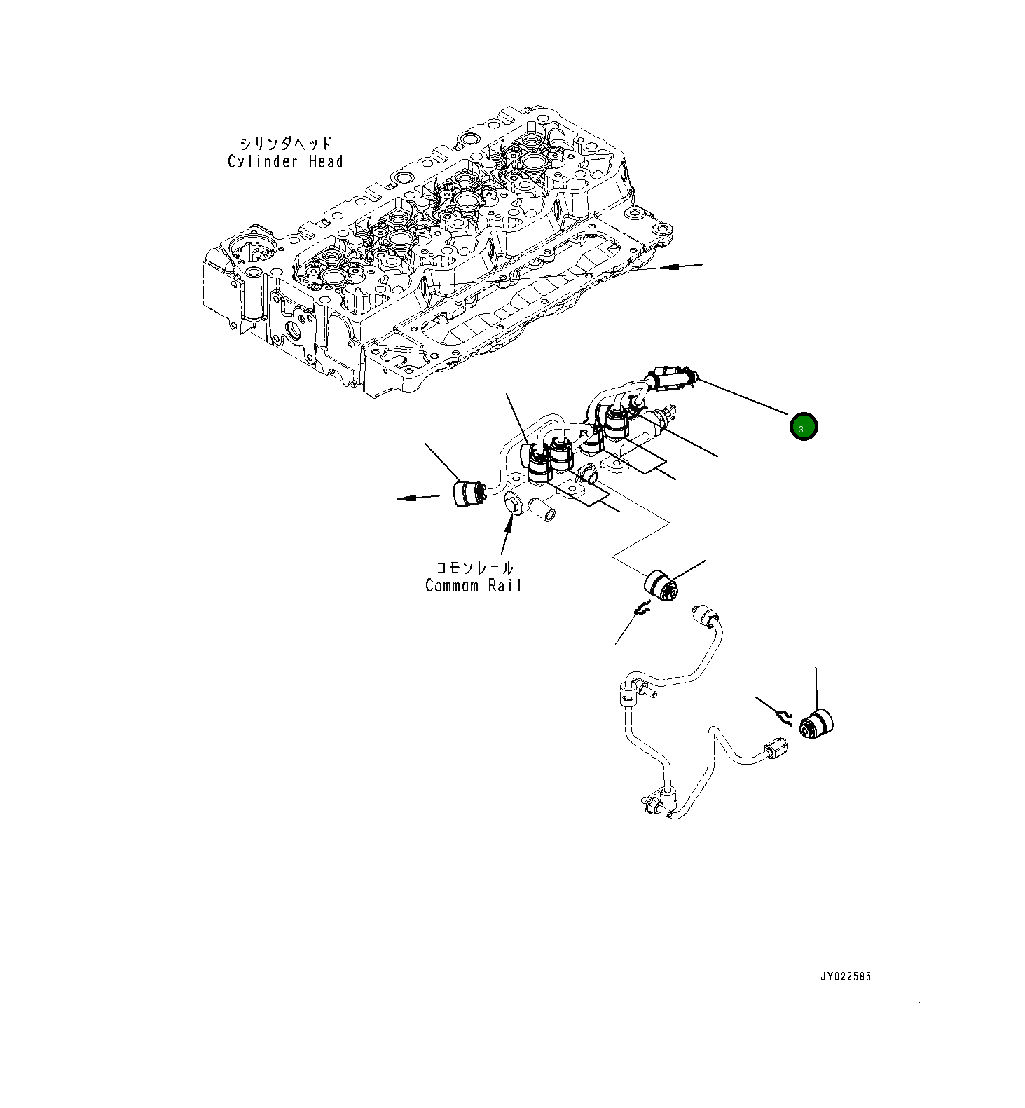 Крышка 6752-71-2110 Komatsu