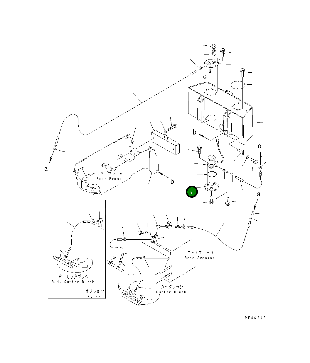 Крышка 363-N90-3680 Komatsu