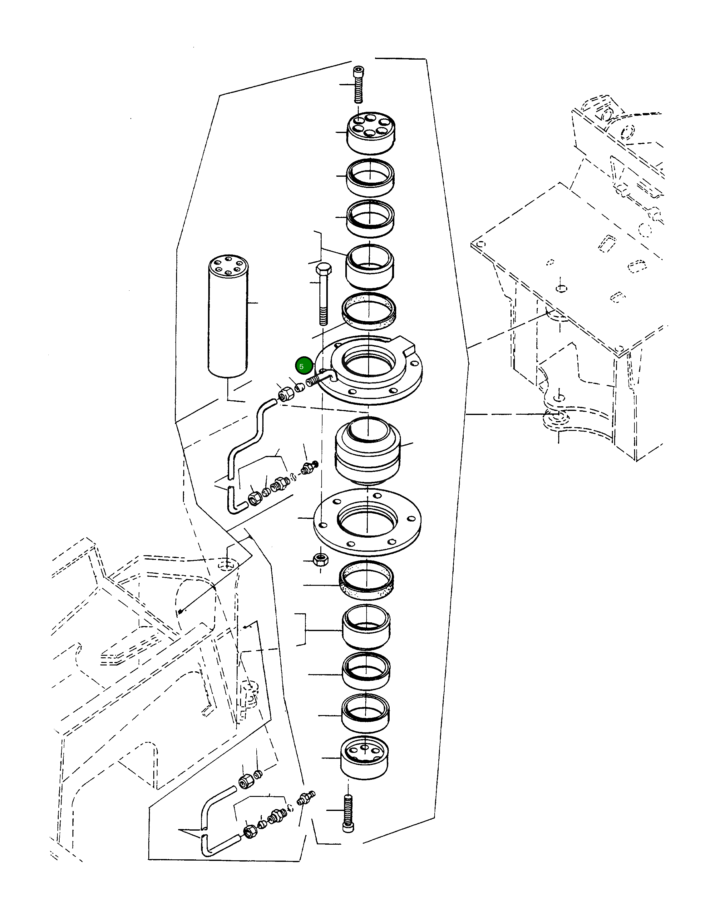 Крышка 4211292M91 Komatsu