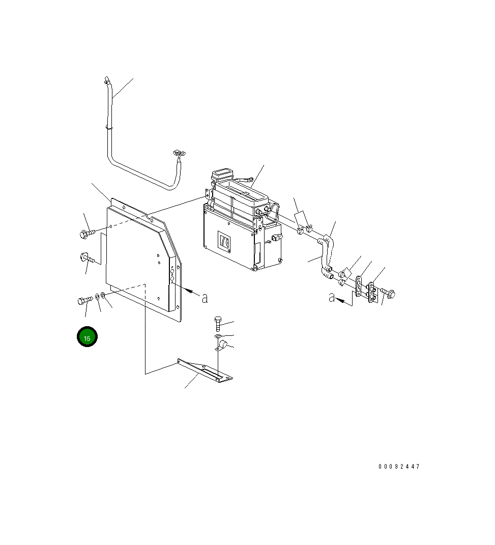 Болт ANBH+0816EAA  Komatsu