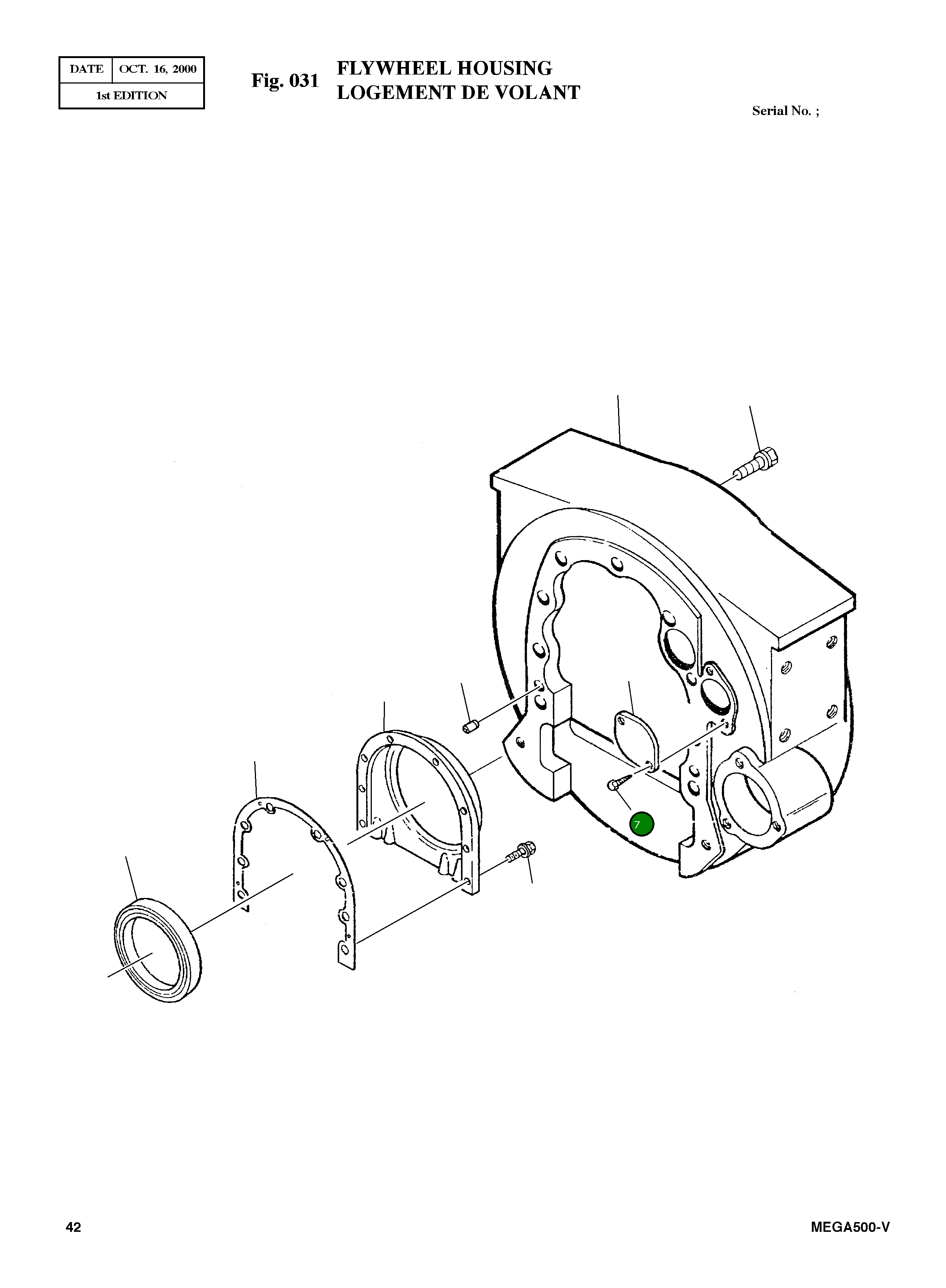 Болт 3077771 Komatsu