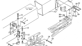 Палец 22W-70-14670 Komatsu