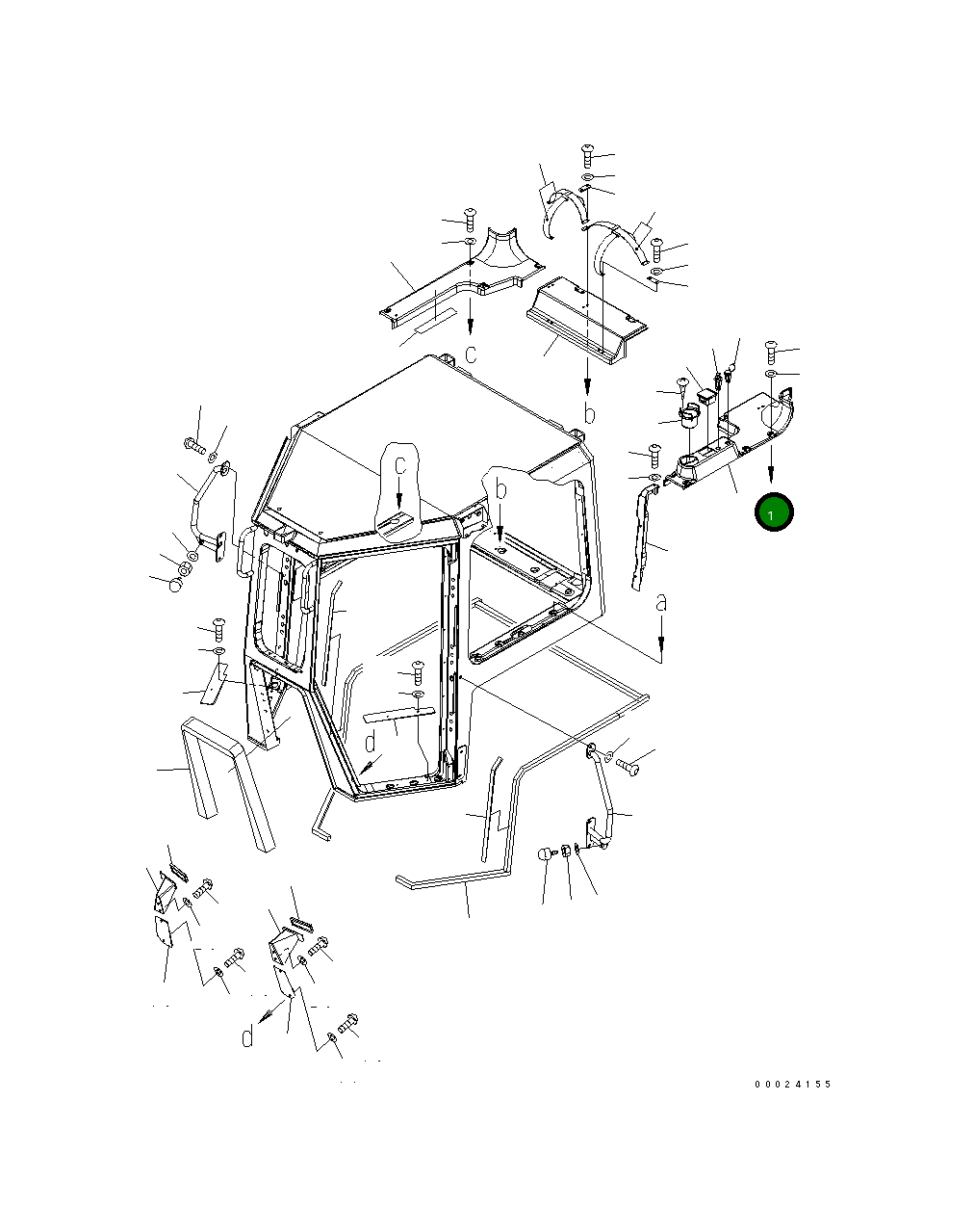 Крышка 17A-Z11-2771 Komatsu