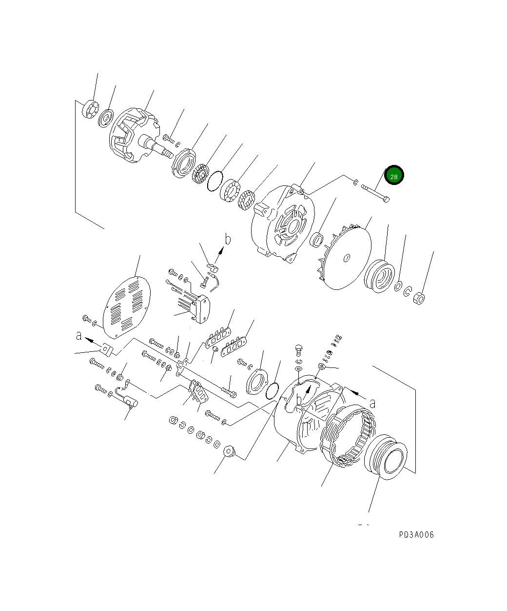 Болт SD5010-04730 Komatsu
