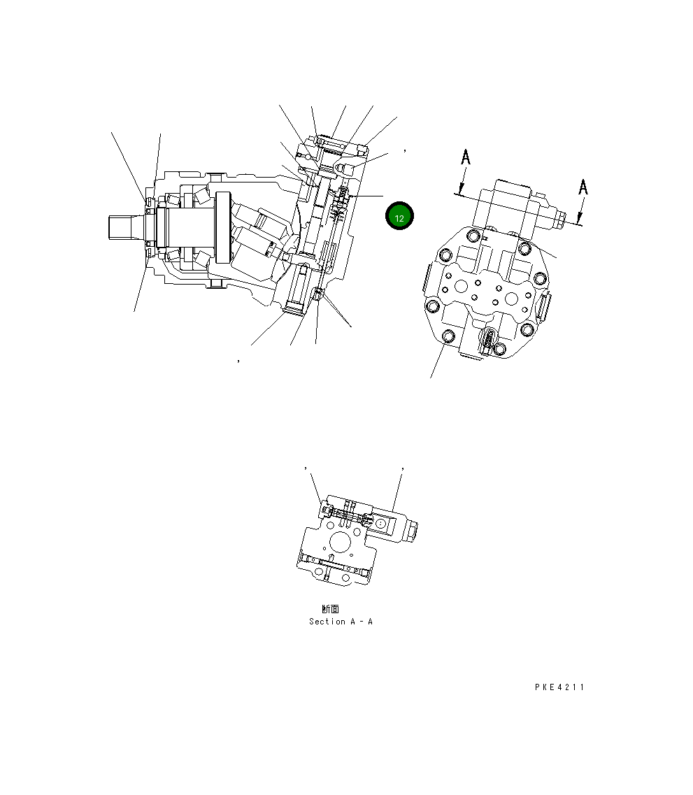 Кольцо уплотнительное (O-Ring) 415-17-22210 Komatsu