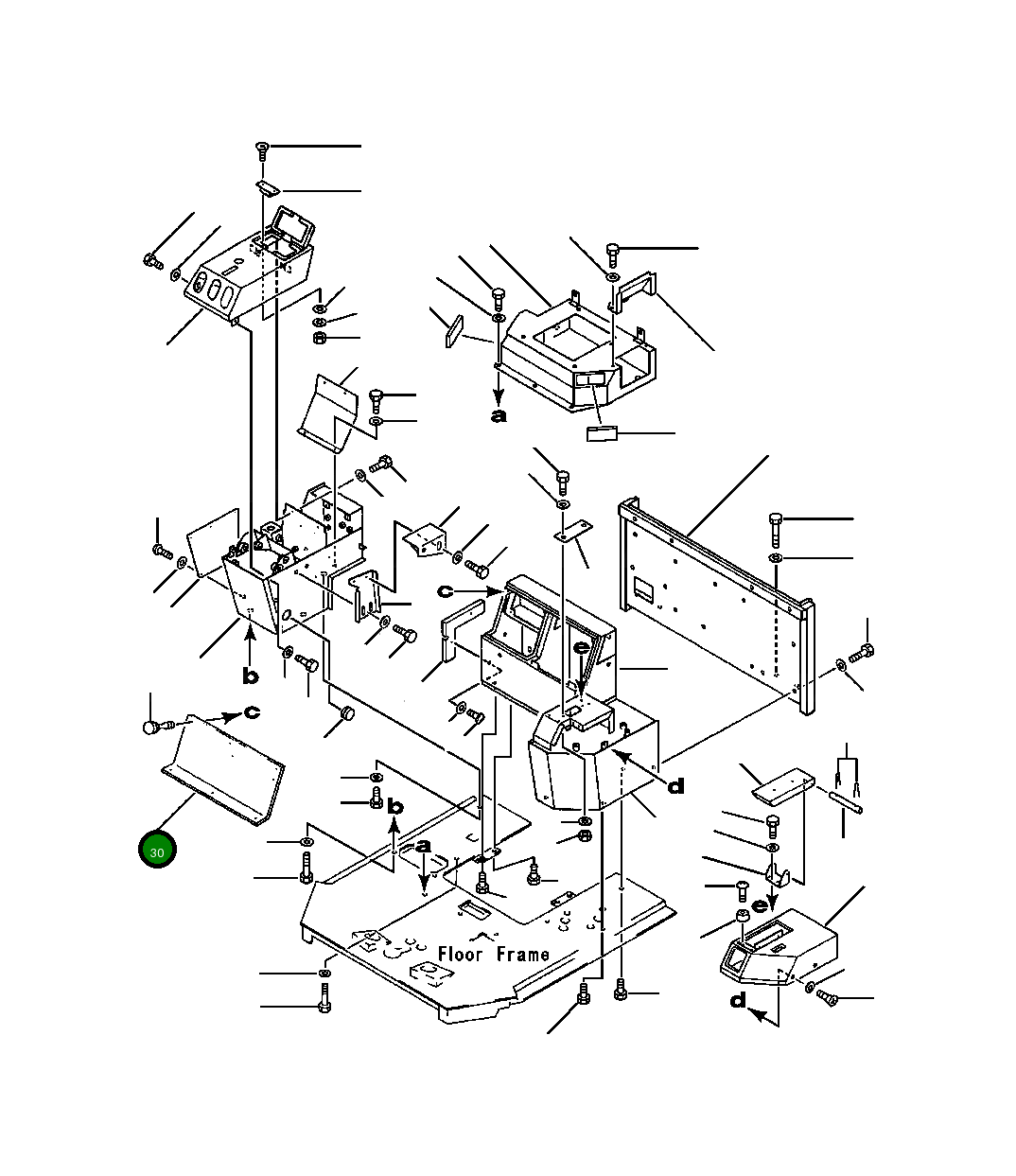 Крышка 425-54-12980 Komatsu