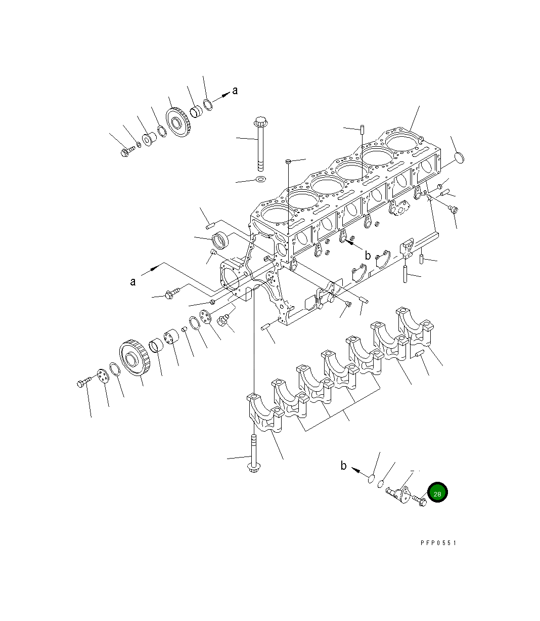 Болт CU3067954 Komatsu