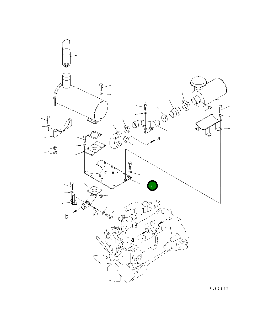 Крышка 14S-01-11161 Komatsu