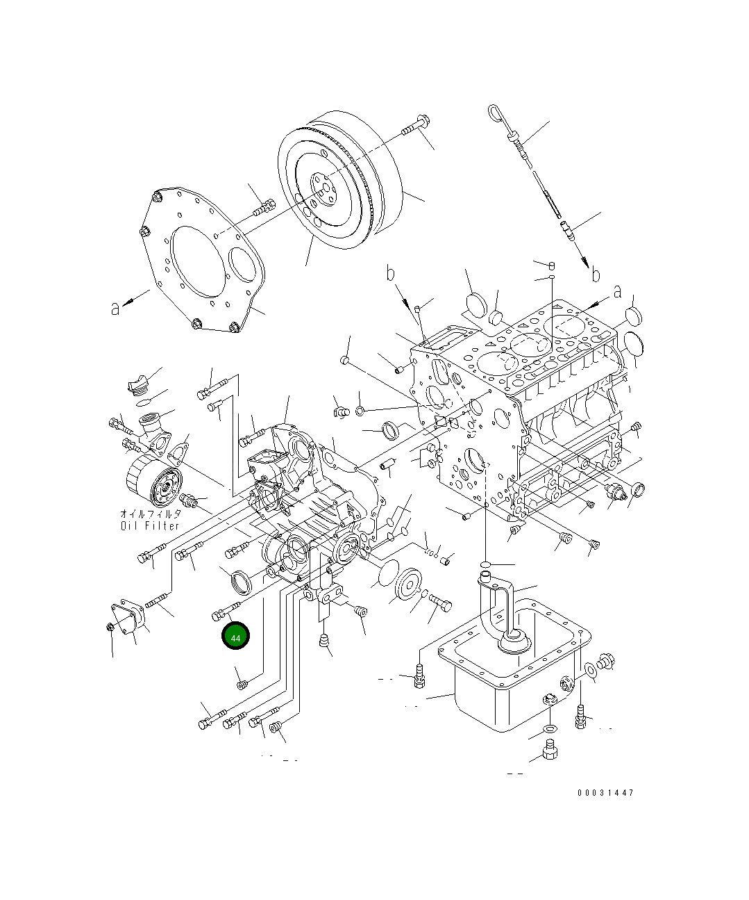 Болт KT01023-50680 Komatsu