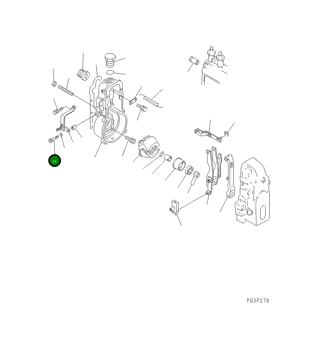 Болт DK020118-3040 Komatsu