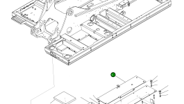 Крышка 207-54-KD430 Komatsu