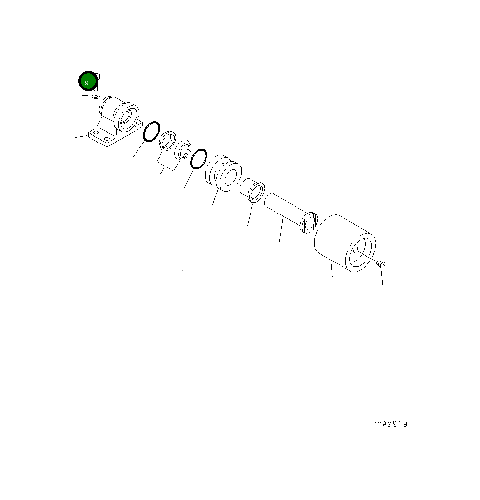 Болт 01010-81235 Komatsu