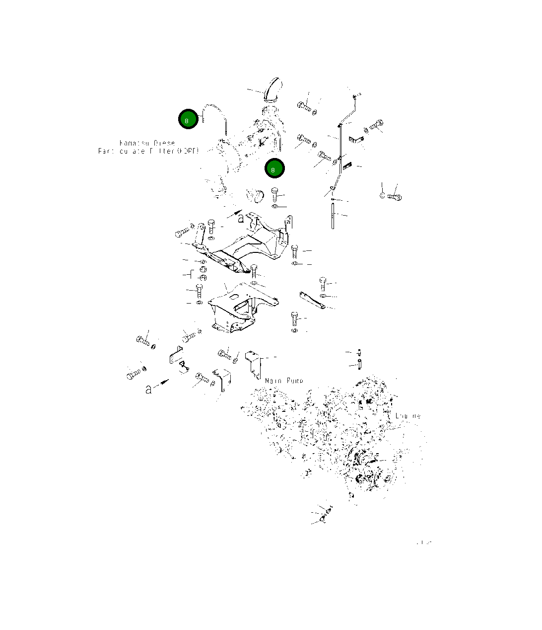 Болт 2A5-01-11412 Komatsu