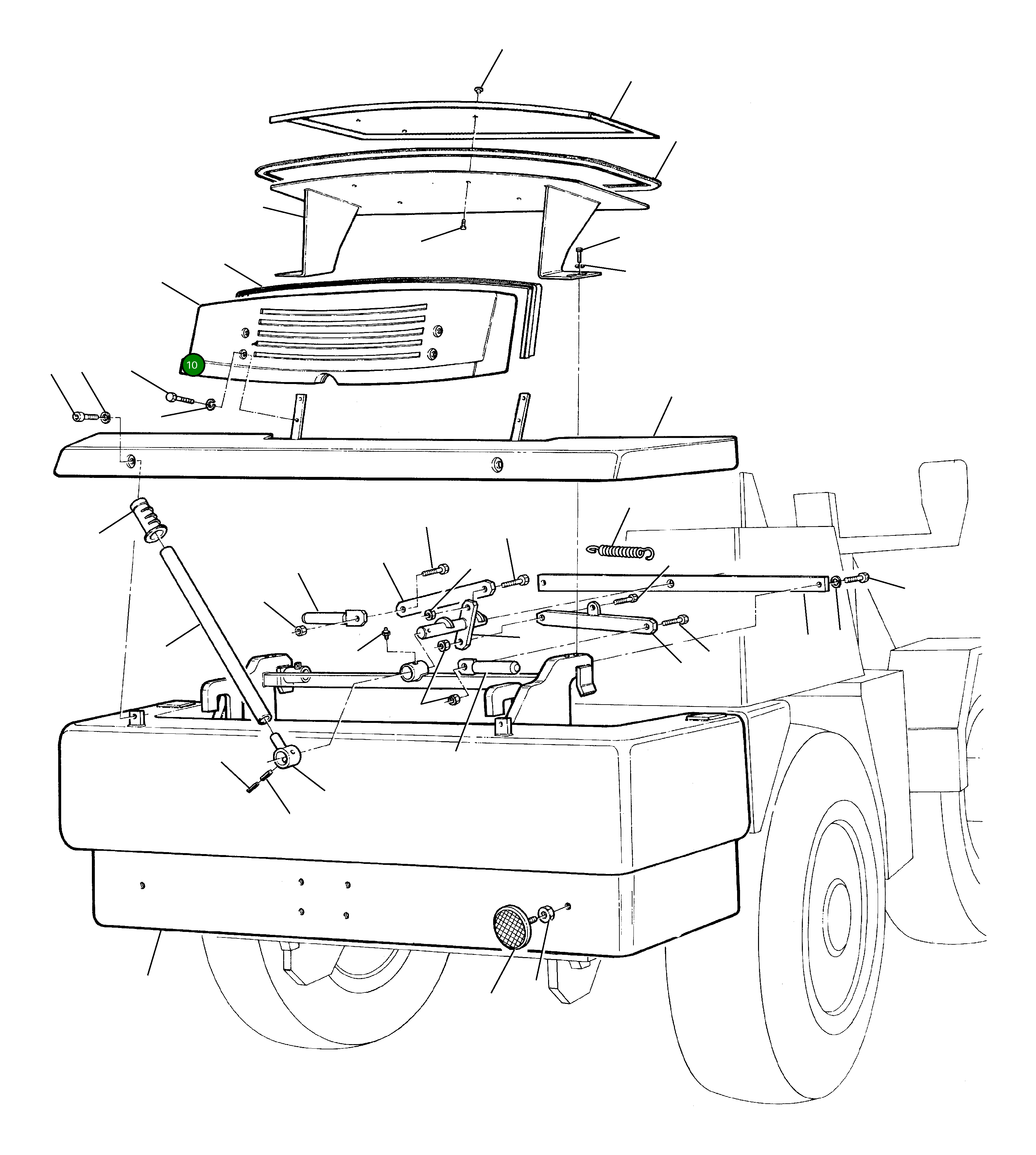 Крышка 360787603  Komatsu