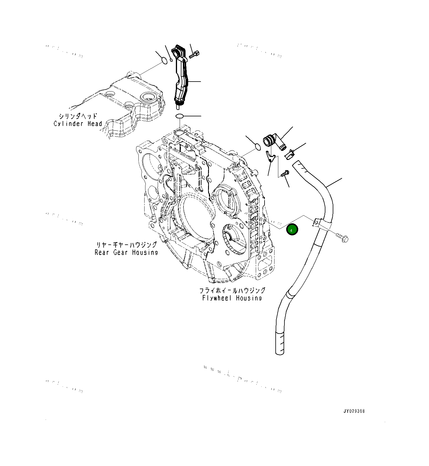 Болт 6754216160 Komatsu