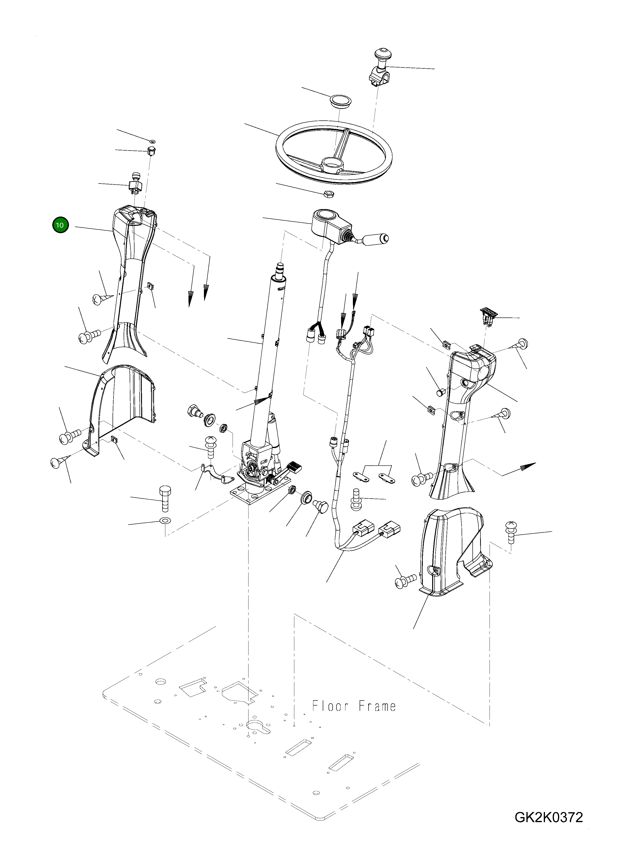 Крышка 20J-40-11121 Komatsu