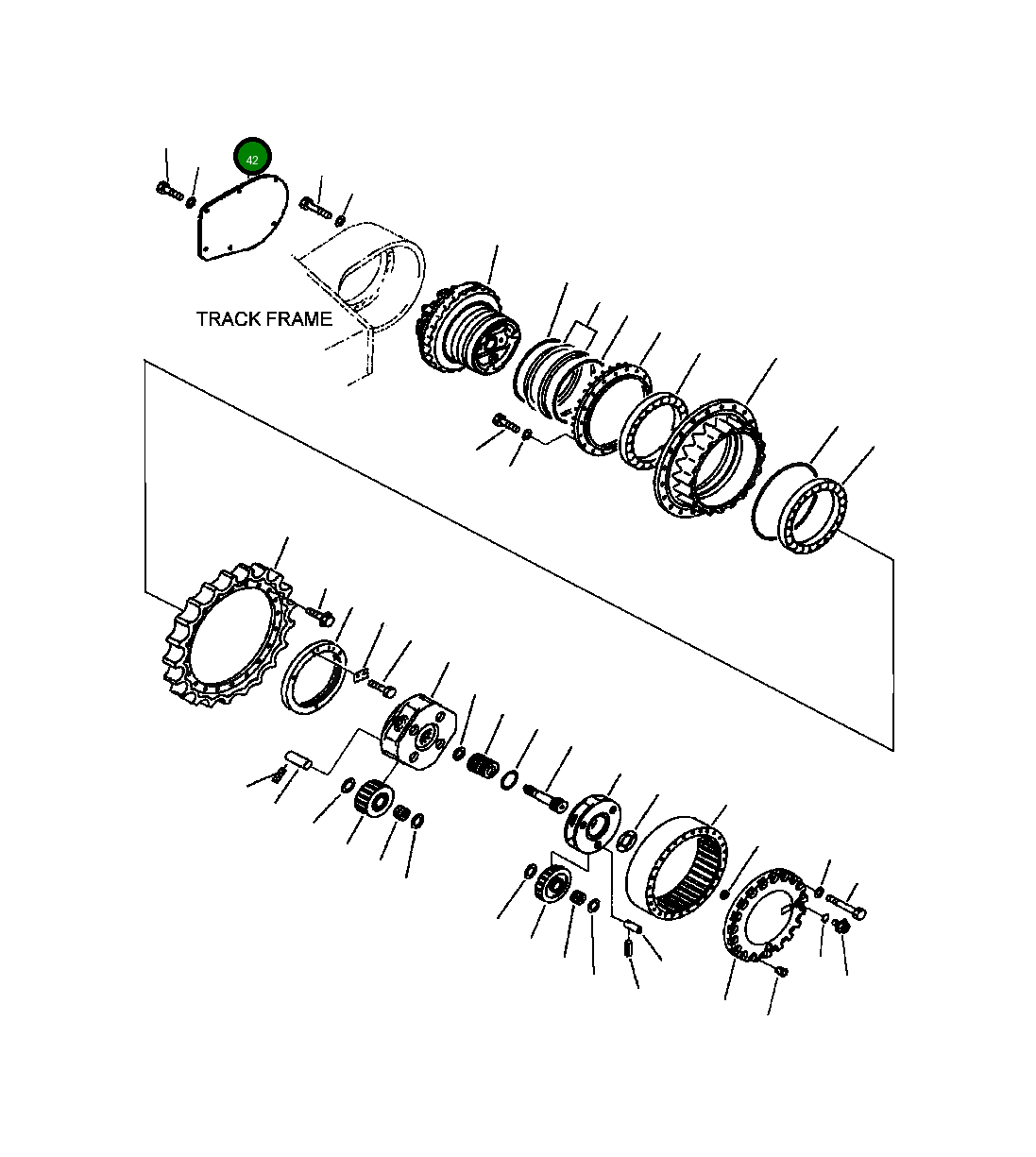 Крышка 207-30-61241 Komatsu