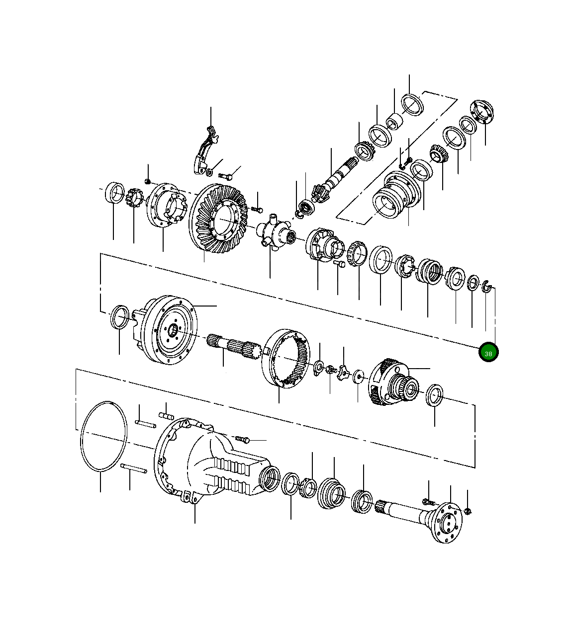 Кольцо 1431 035 H1 Komatsu