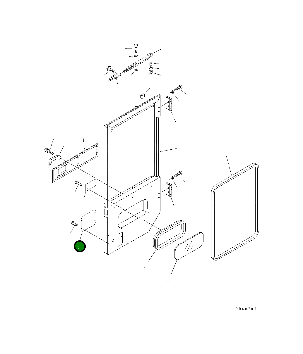 Крышка 418-923-2720 Komatsu