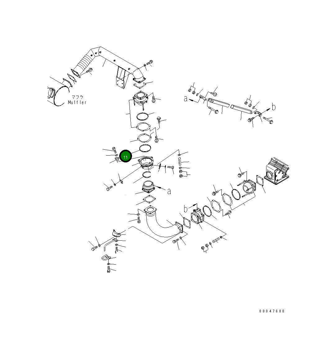 Кольцо 56B-02-21850 Komatsu