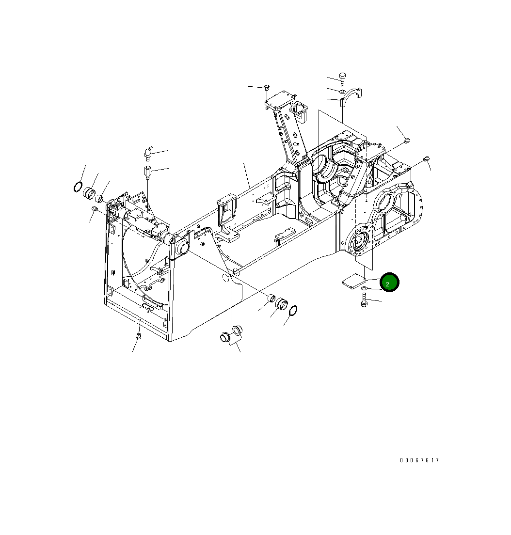 Крышка 154-21-71551 Komatsu