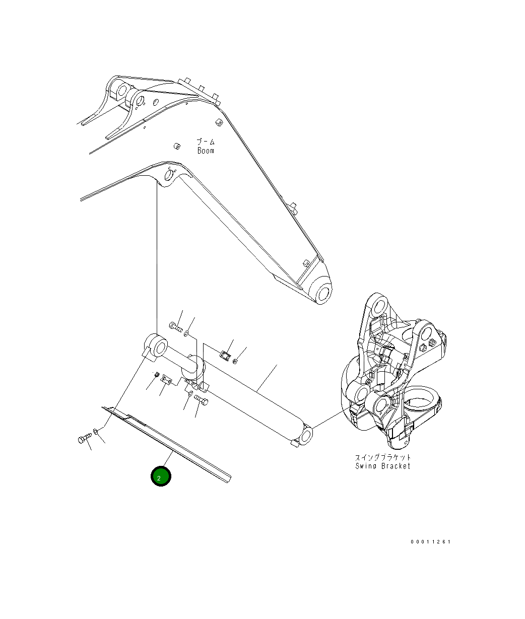 Крышка 22M-70-21641 Komatsu