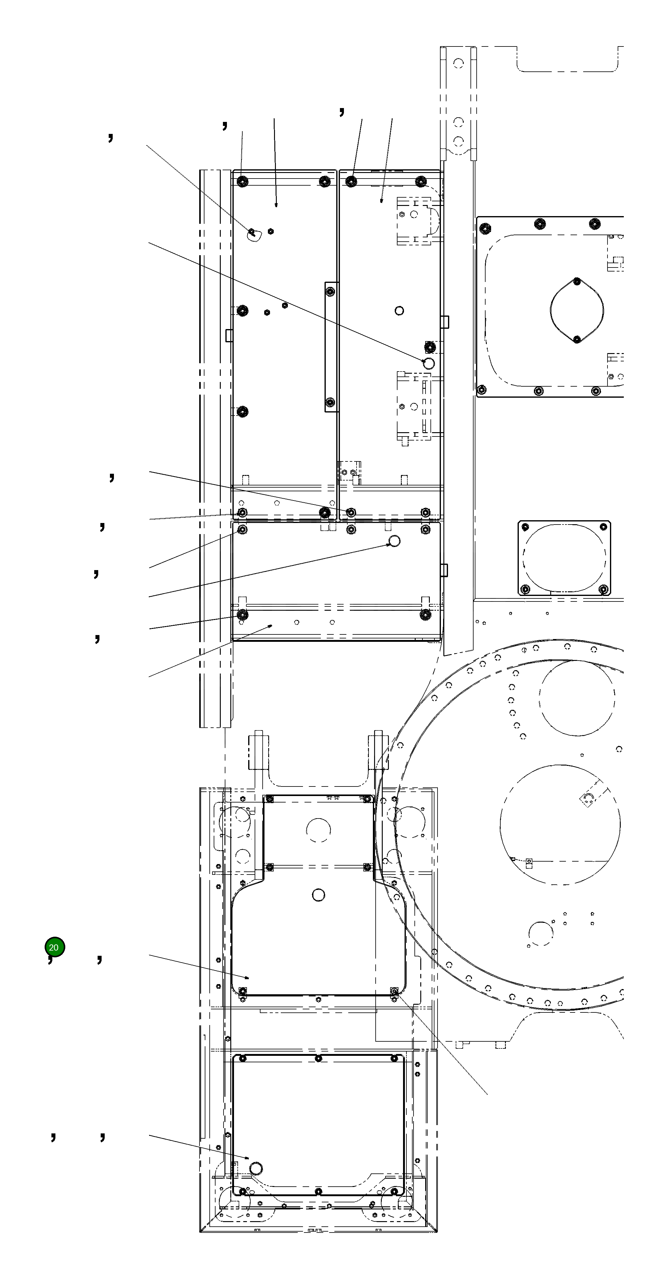 Крышка 207-54-KB272 Komatsu