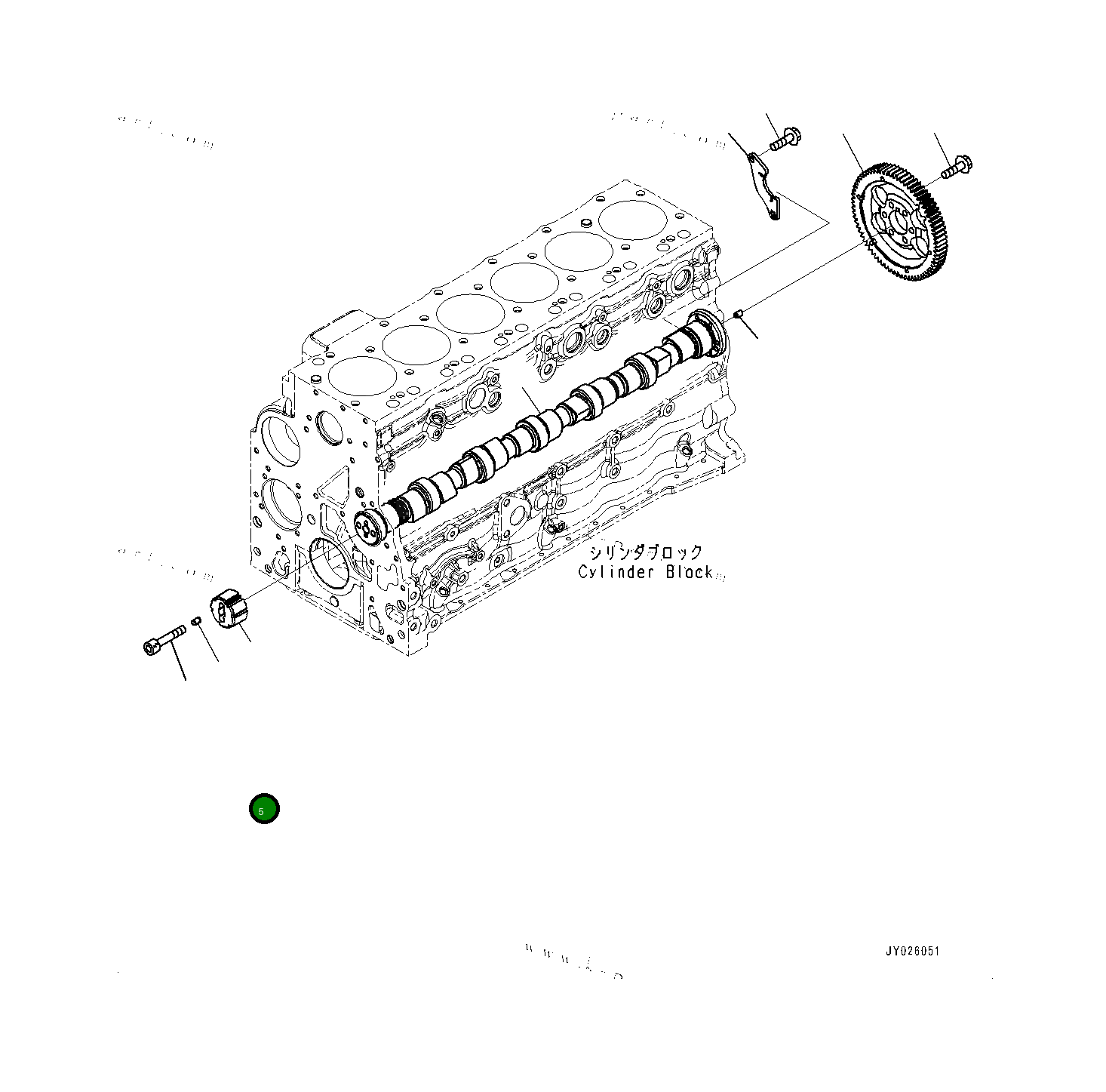 Кольцо 6754411141 Komatsu
