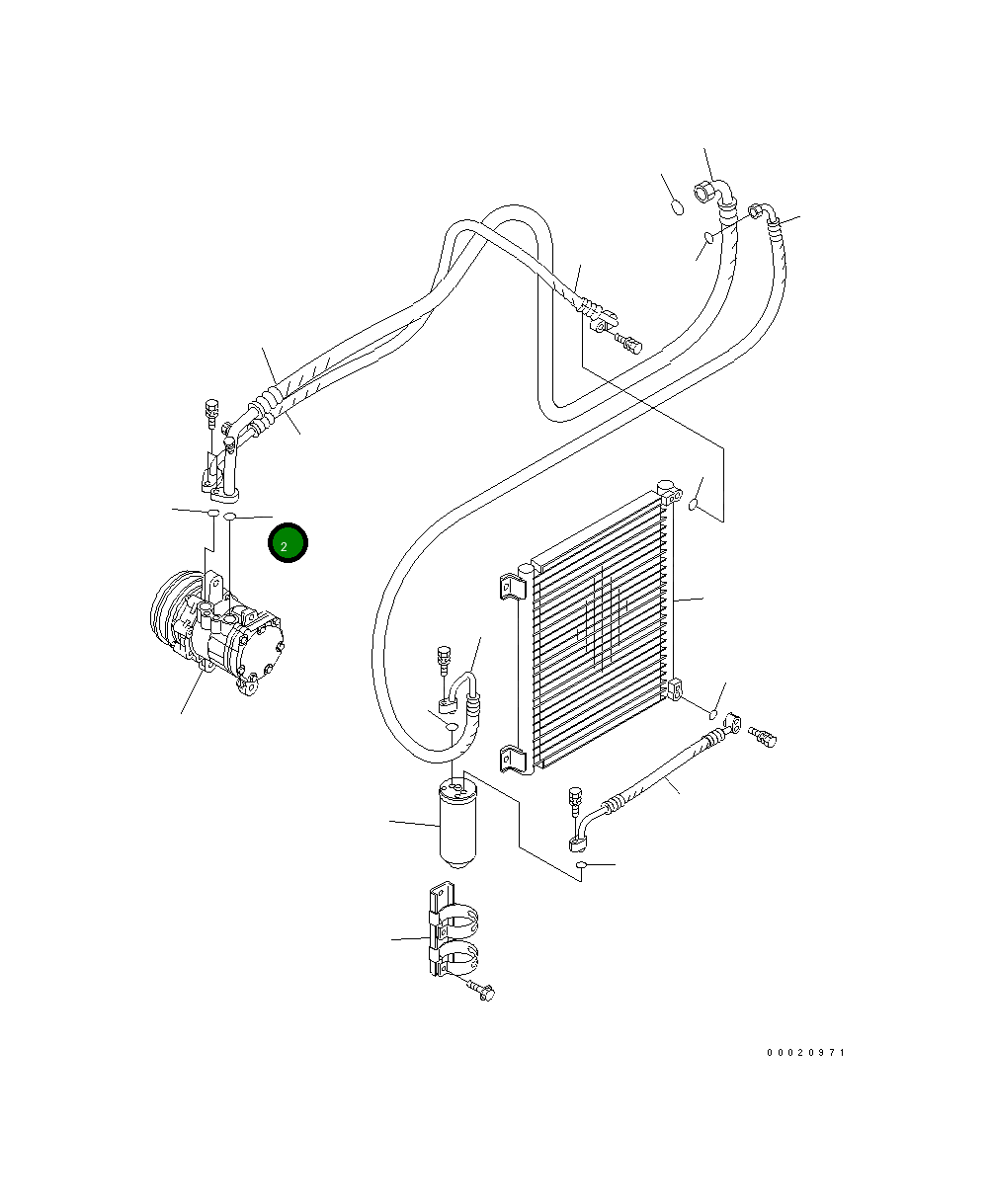 Кольцо уплотнительное (O-Ring) AN3000-0060 Komatsu