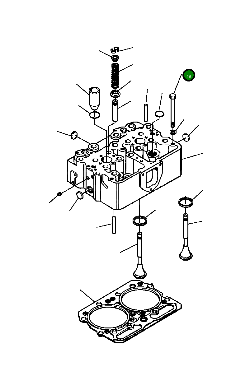 Болт 1295 488 H1 Komatsu