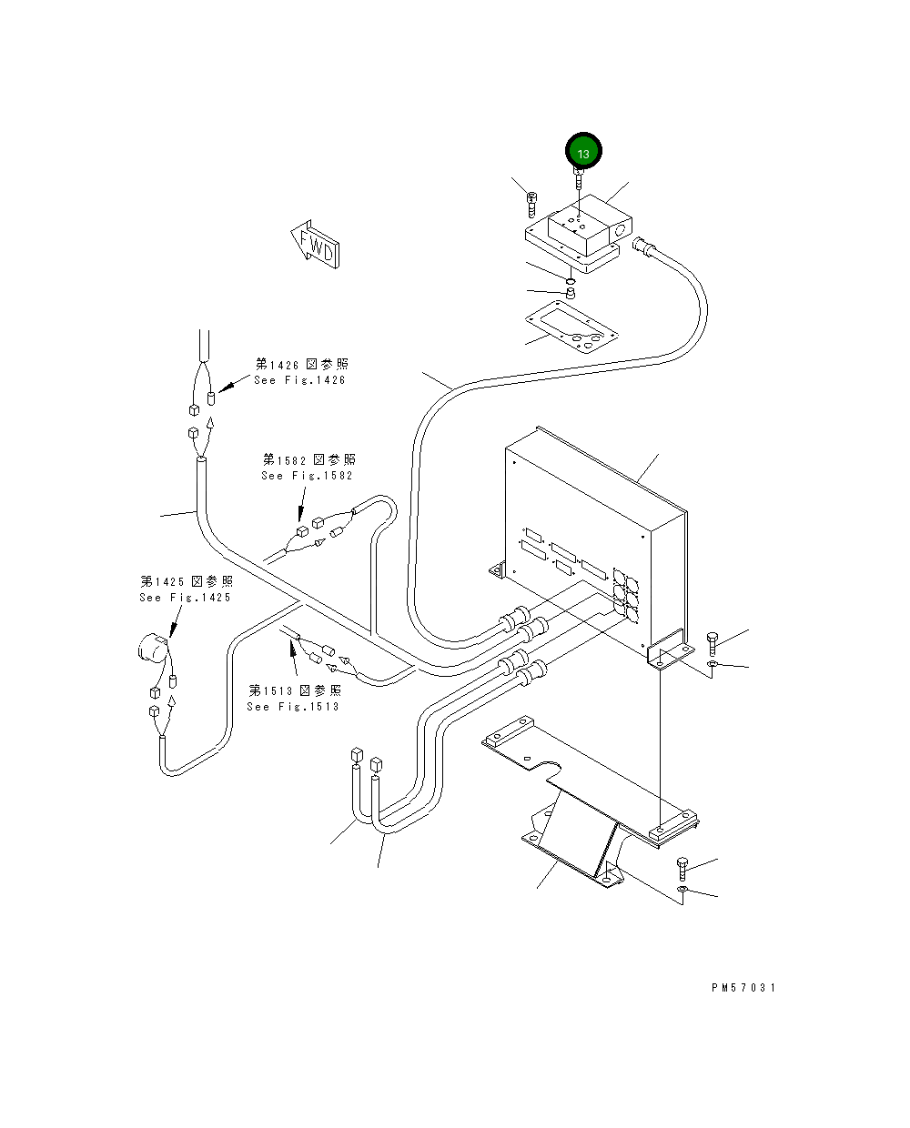 Болт 277-807-1280 Komatsu