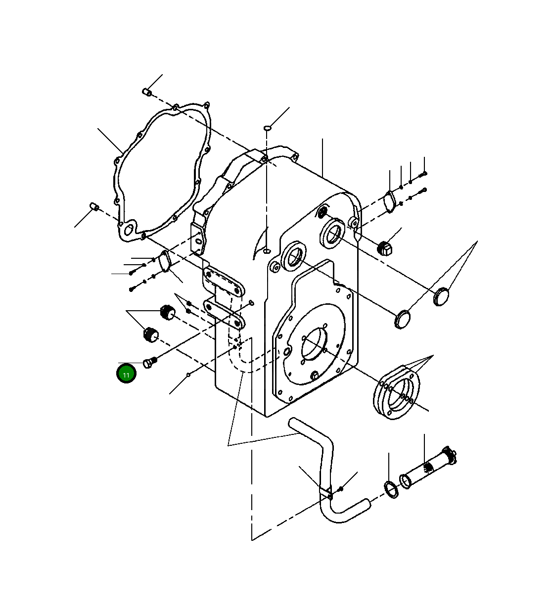 Болт 25 851 R1  Komatsu