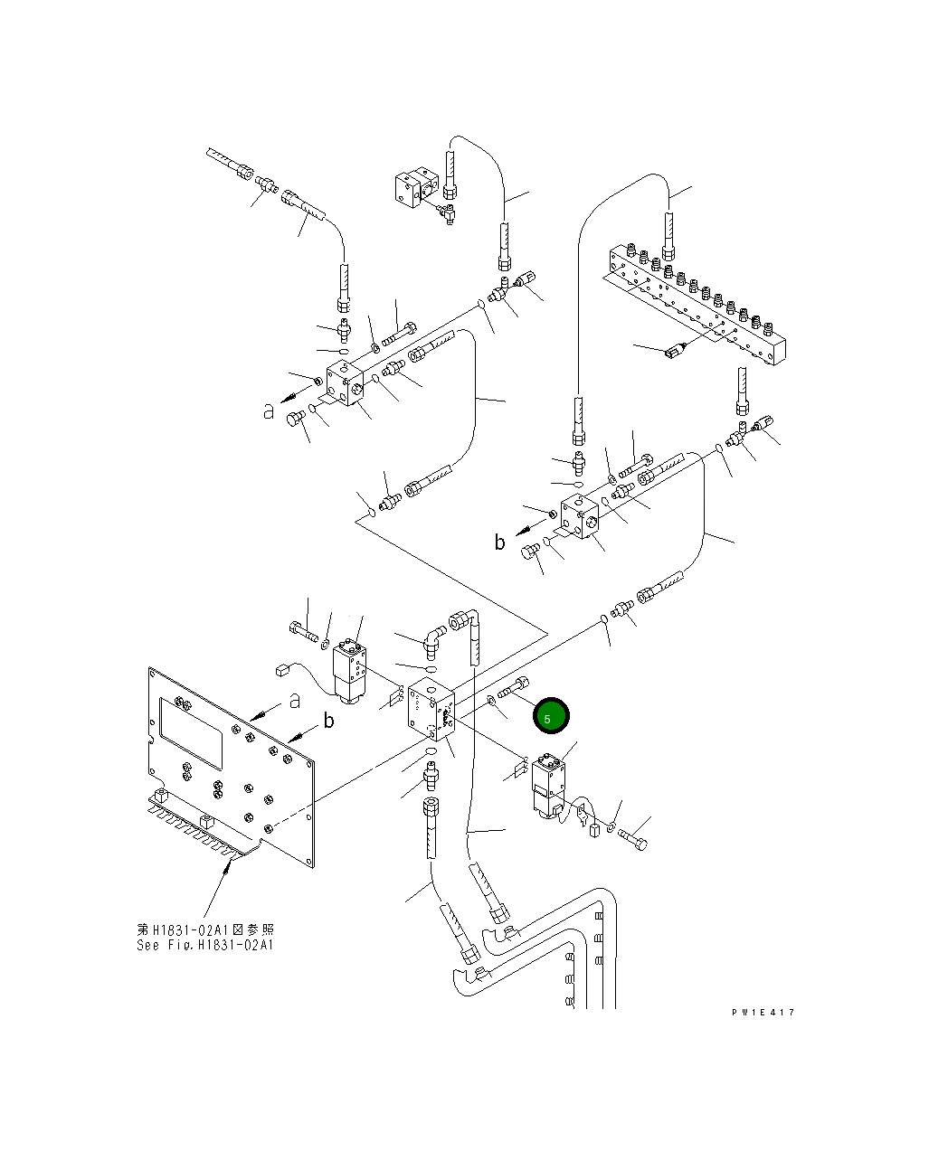 Болт 01252-41275 Komatsu