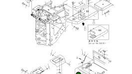 Крышка 427-S95-4334 Komatsu