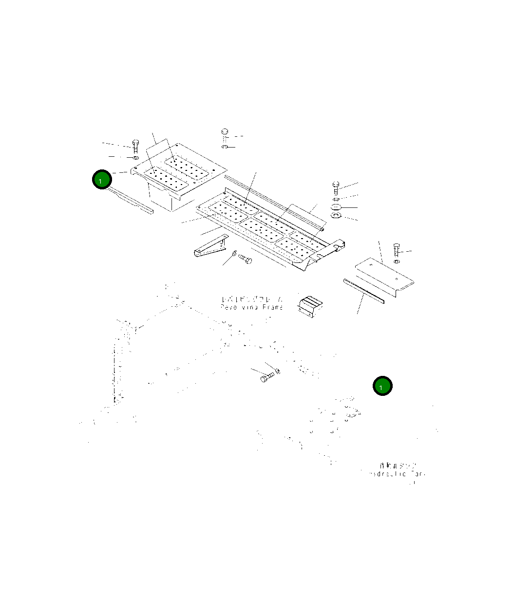 Крышка 208-54-22740  Komatsu