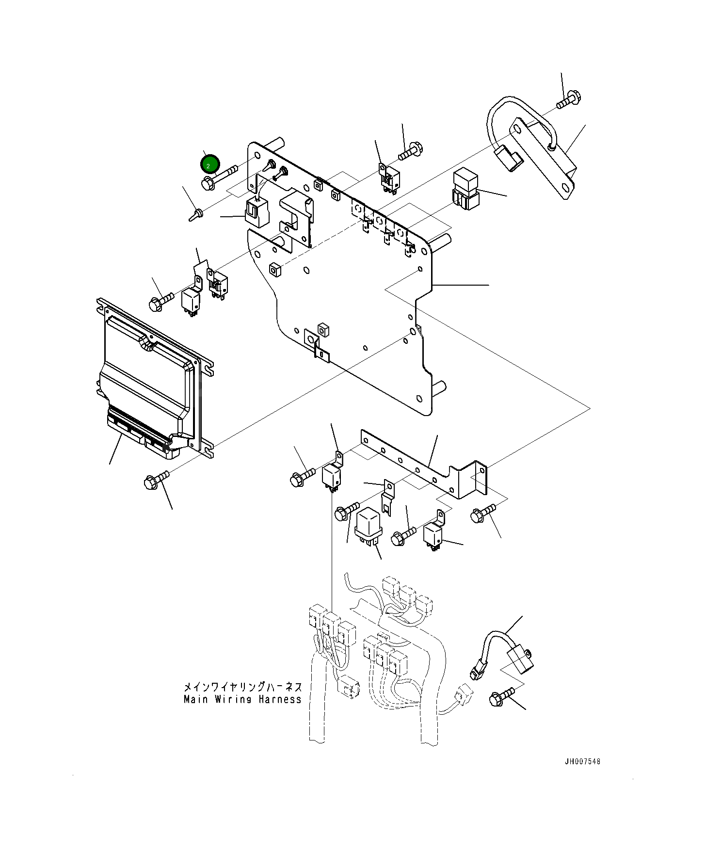 Болт 0143500860 Komatsu